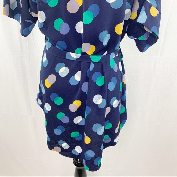 ModCloth Jessy B polka dot tie waist tunic top - Picture 7 of 12
